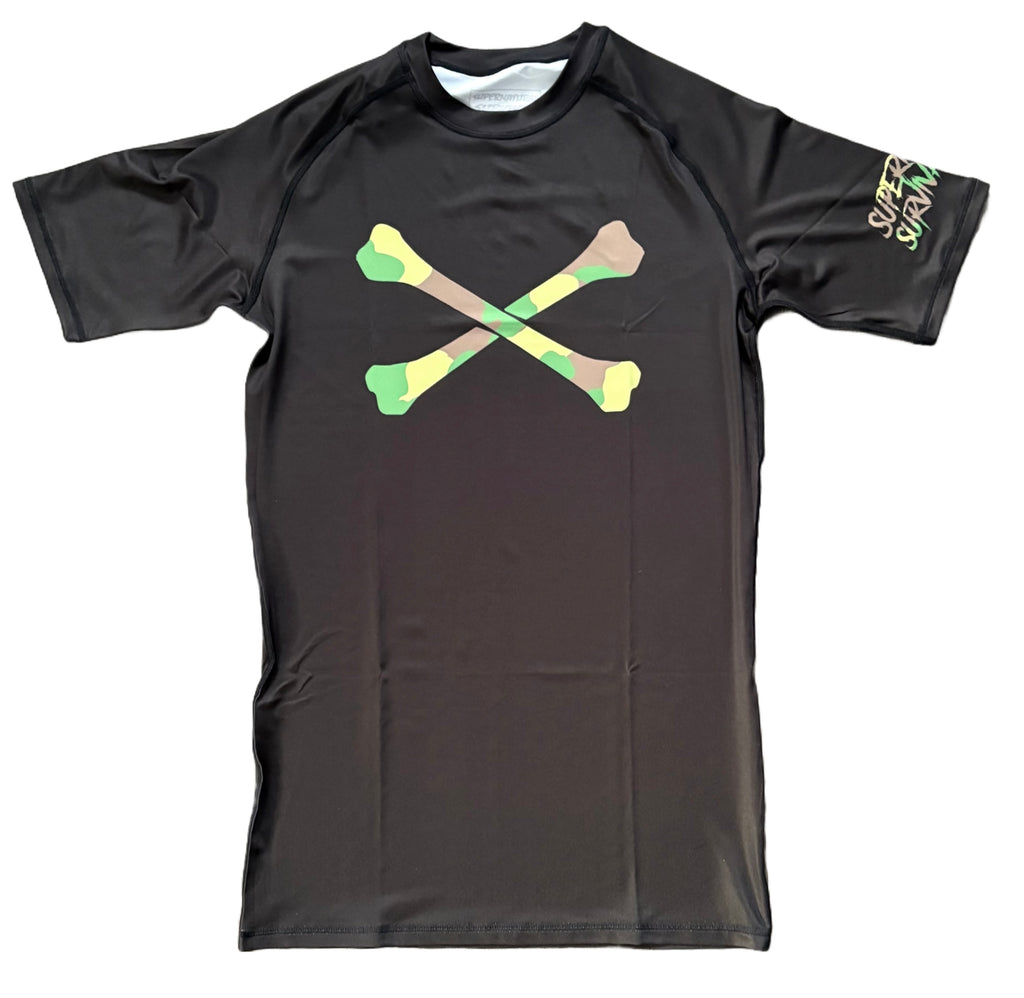 Camo Bones Rashguard (Short-sleeve)