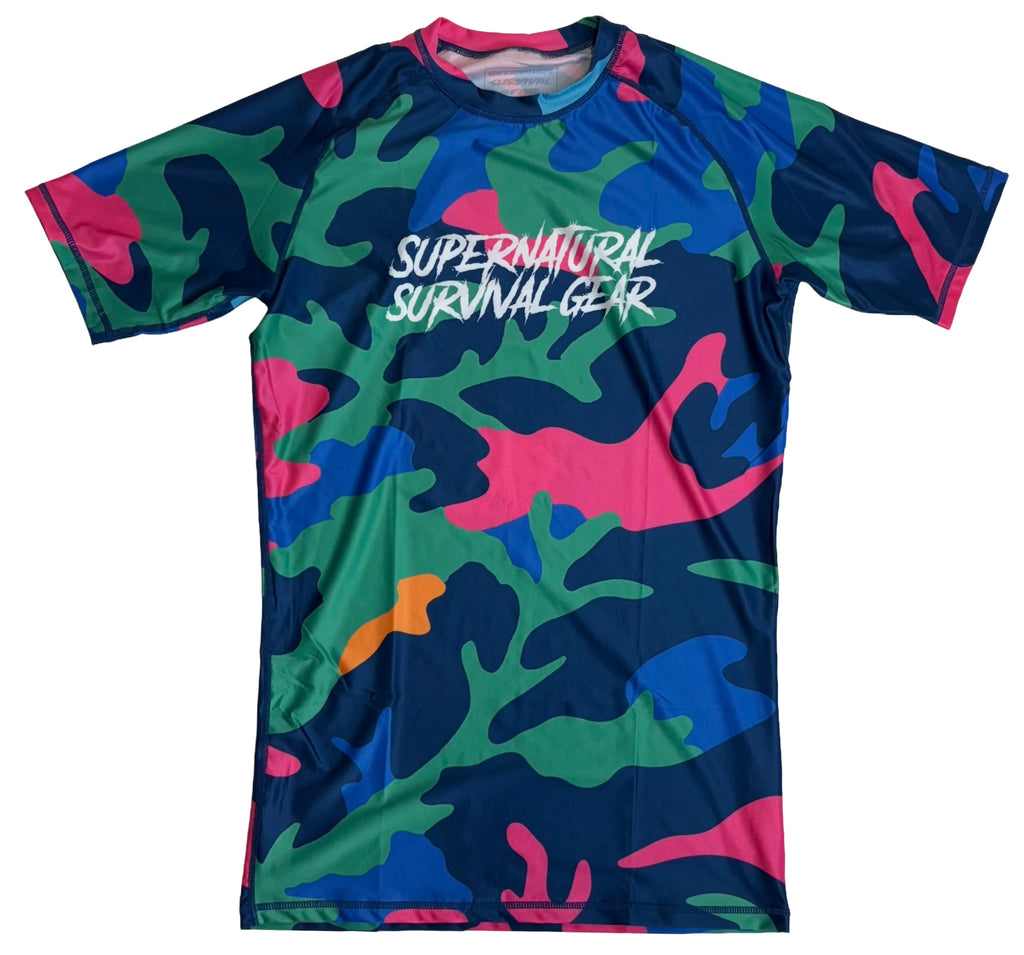 Tropical Camo Rashguard (Short-sleeve)