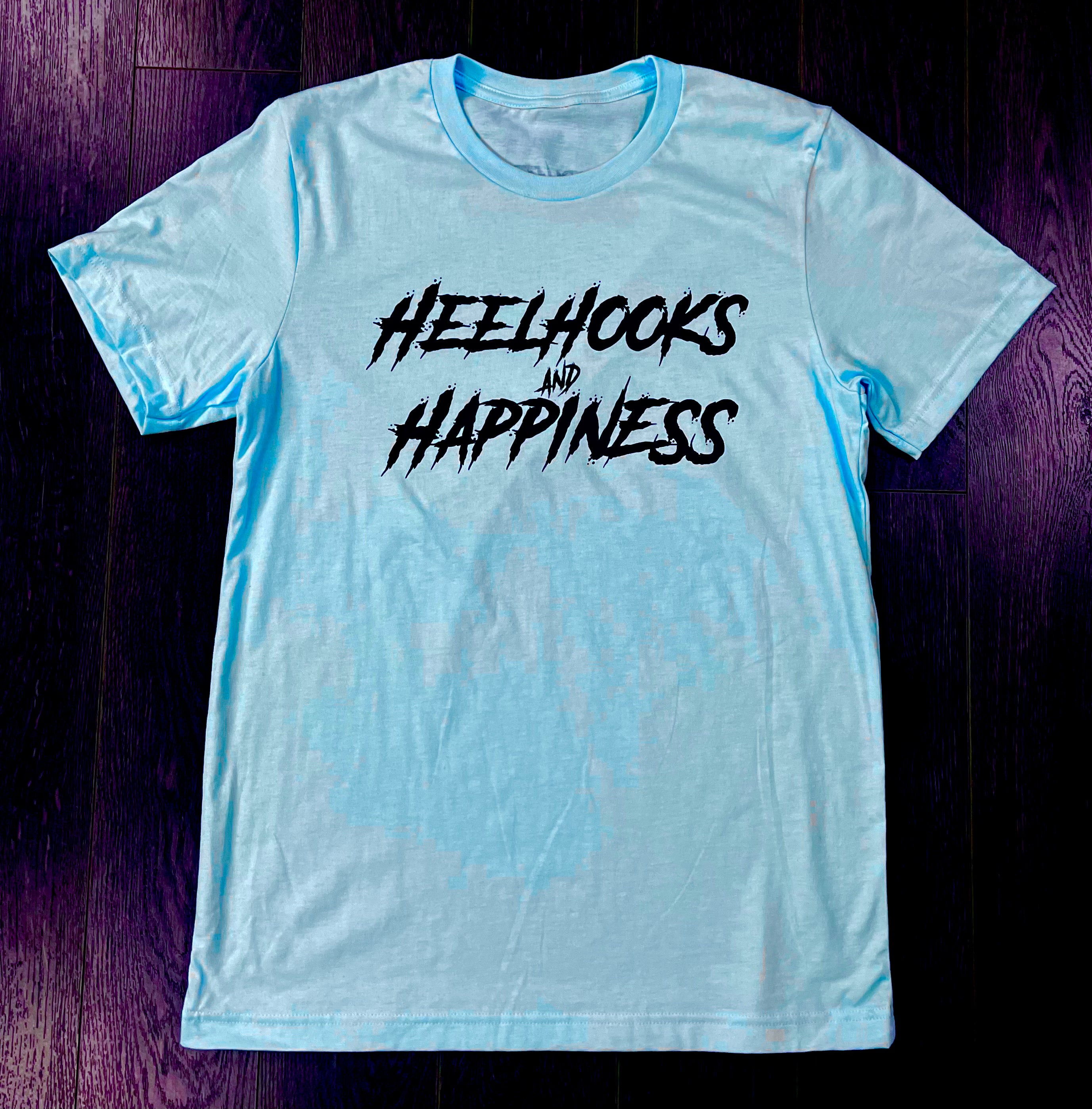 Heelhooks & Happiness Tee (Ice Blue)
